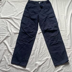 Brandy Melville Dark Blue Draw String Cargo Pants M